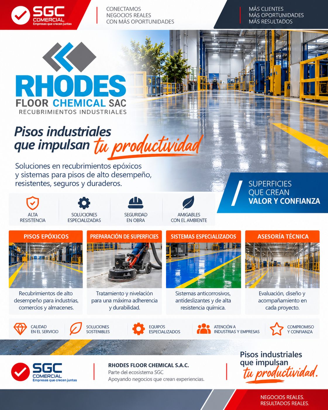Ficha comercial de RHODES FLOOR CHEMICAL